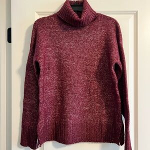 Banana Republic Burgundy Turtleneck Sweater